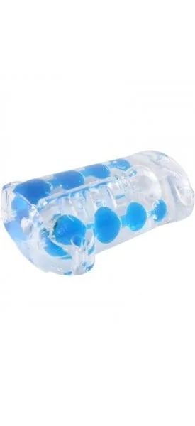 CyberSkin Double Pleasure Comfort Grip Stroker Blue