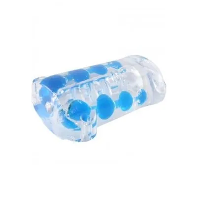 CyberSkin Double Pleasure Comfort Grip Stroker Blue