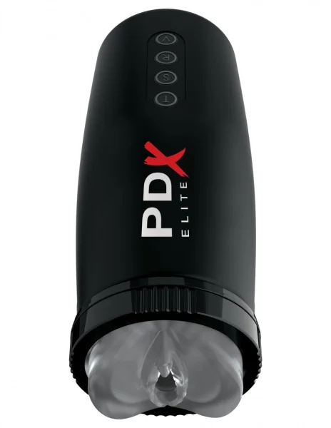 Pipedream Extreme Elite Motorbator 2 - Clear/Black — image 6 of 8