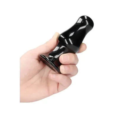 Shots Missy 4 3 Handblown Glass Vibrating Anal Plug with Suction Cup Remote Control