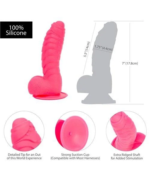 Addiction Tom 7 inches Dildo Hot Pink — image 8 of 8
