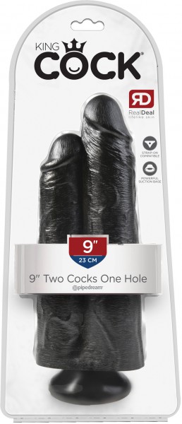 9" Two Cocks One Hole