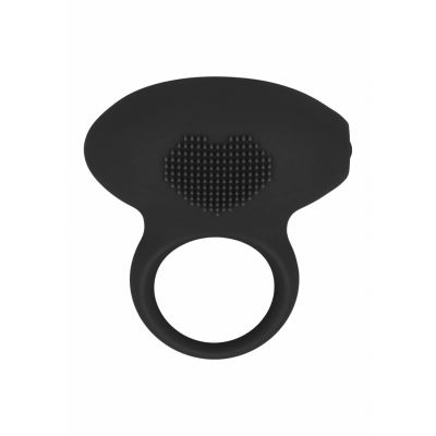 BARON vibrating cockring Black Cock And Ball Ring