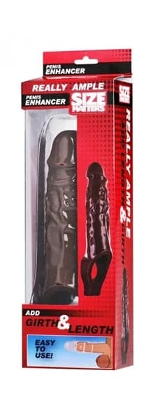 Really Ample Penis Enhancer Sheath- - Brown