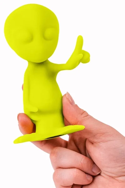 Velvet Brands Alien Vibrator 5.2" Glow In The Dark Vibrator