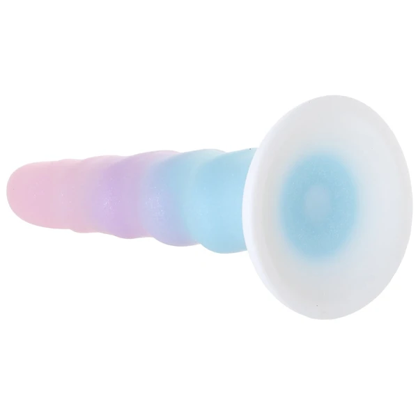 Cotton Candy Sweet Tooth 7" Silicone Suction Cup Dildo