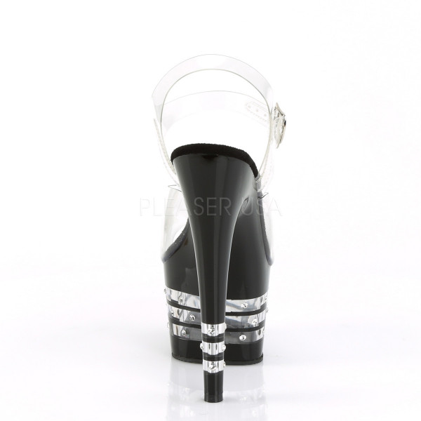 7 inches Heel, 2 3/4 inches Lined PF Ankle Strap Sandal w/ RS — image 4 of 4