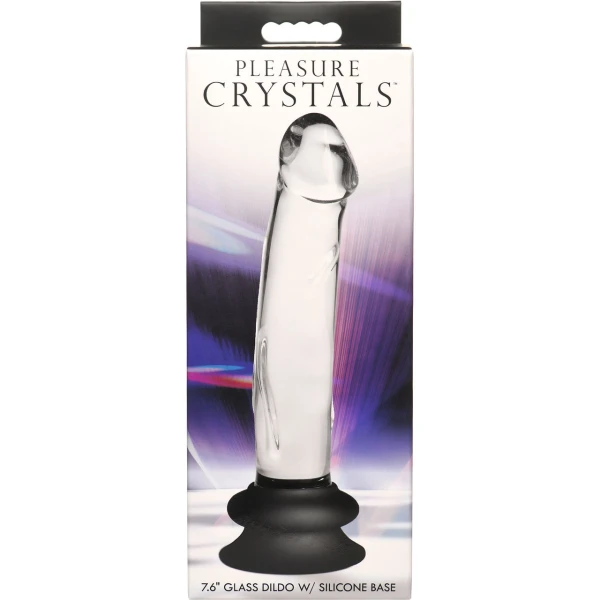 Pleasure Crystals 7.6" Glass Dildo With Suction Cup — image 8 of 8