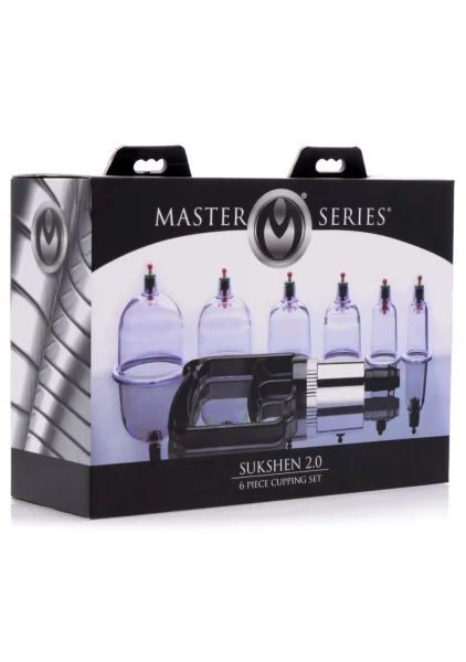 Sukshen 6 Piece Cupping Set With Acu-Points
