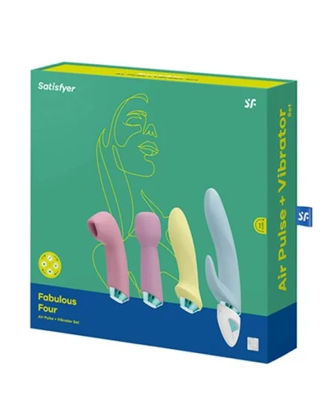 Satisfyer Fabulous Four - Interchangeable Head Vibrator - Various