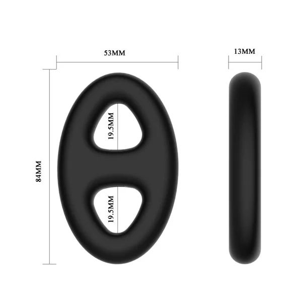 Super Soft Silicone Cock And Ball Ring — image 10 of 11