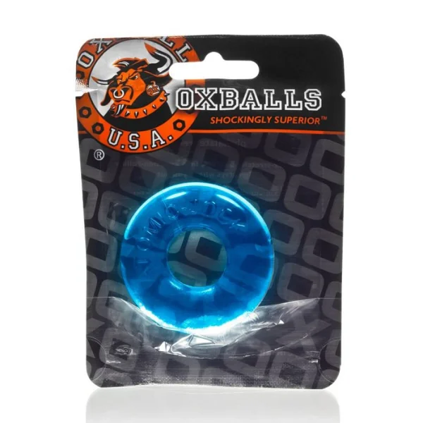 Atomic Jock Do-Nut-2 Large Cock Ring - Ice Blue