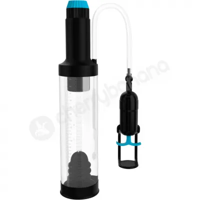 Pump Worx Black Clear Deluxe Head Job Vibrating Power Pump