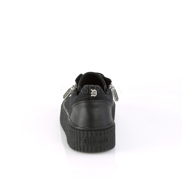 1 1/2 inches PF Round Toe Lace-Up Front Low Top Creeper Sneaker — image 16 of 16