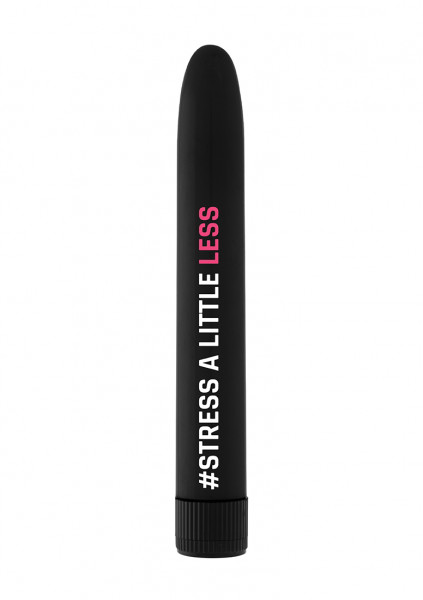 #Stressalittleless - Black - Clit Vibrator