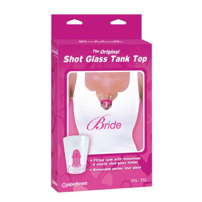 Bachelorette Party Bride Shot Glass Tank 2XL 3XL