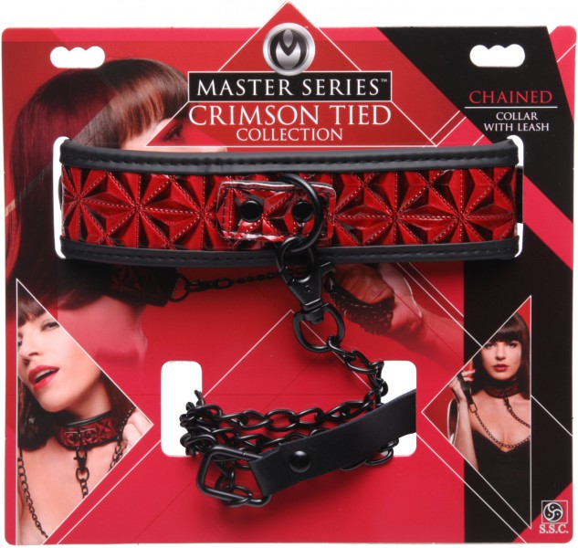 Chained Collar With Leash