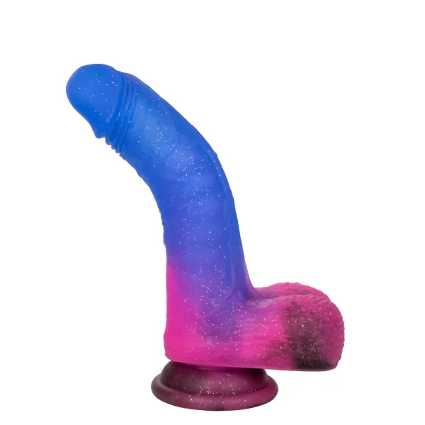Naughty Bits Ombré Hombre Silicone Vibrating Suction Cup Dildo by CalExotics — image 21 of 22