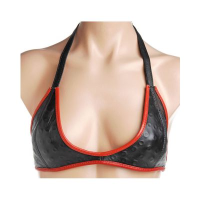 Leather Training Bra With Spikes