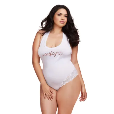 Bride Bodysuit 3x White