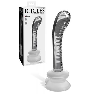 Pipedream 7 1 Hand Blown Glass Dildo with Suction Base