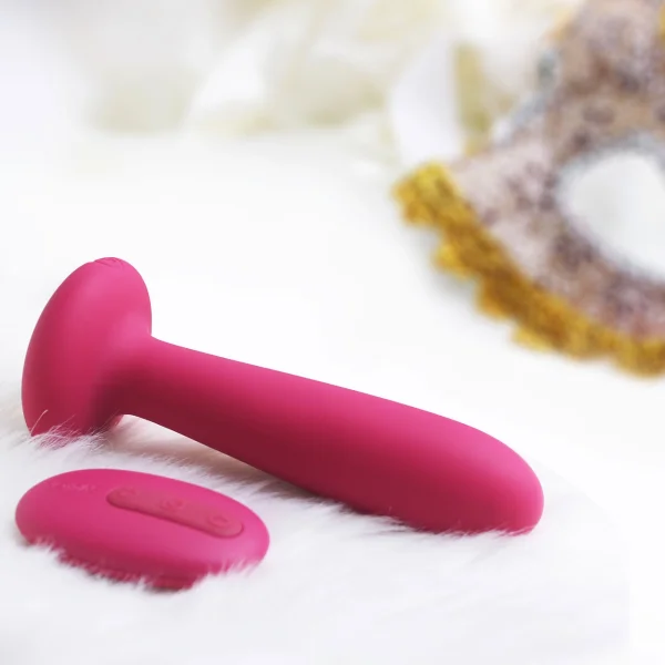 SVAKOM Primo Waterproof Rechargeable Warming Vibrating Silicone Plug With Remote Control
