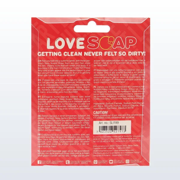 Love Heart Rose Scented Soap Bar