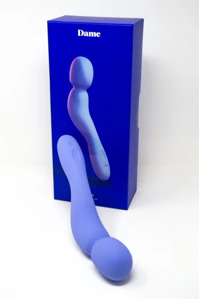 Dame Com Wand Massager - Periwinkle