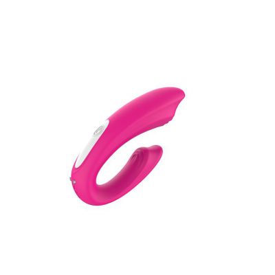 Flatter Me Dual Vibrator Hot Pink