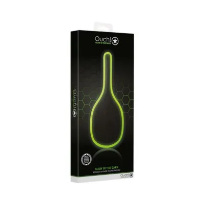Ouch Glow Round Paddle Glow In The Dark Green