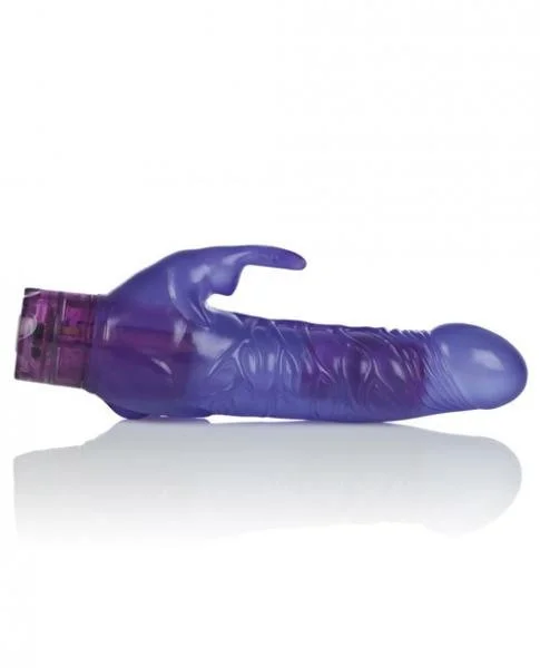 Basic Essentials Bunny Purple Rabbit Vibrator — image 7 of 8