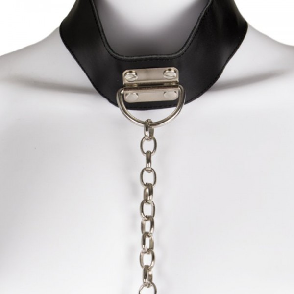 Bondara Luxe Real Leather Neck to Wrist Bar Restraint