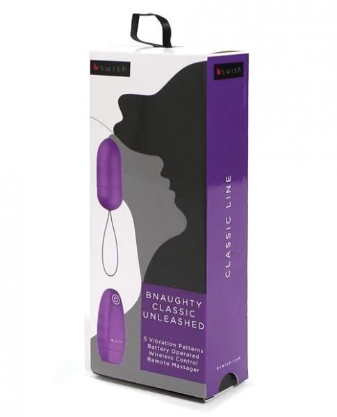 Bnaughty Classic Unleashed Bullet Vibrator Purple