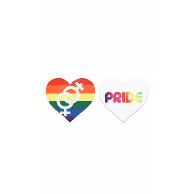 Pride Hearts Pasties Rainbow