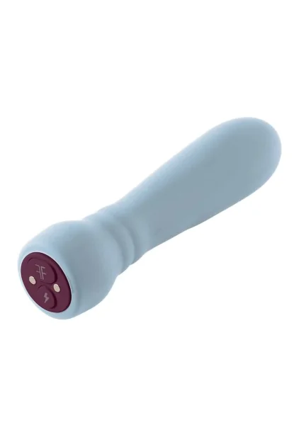 Booster Bullet Rechargeable Waterproof 20 Function Mini Vibrator By FemmeFunn - Dark Fuchsia