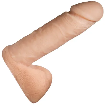 Platinum Silicone TRUSKYN The Tru Ride 6 Dildo Vanilla