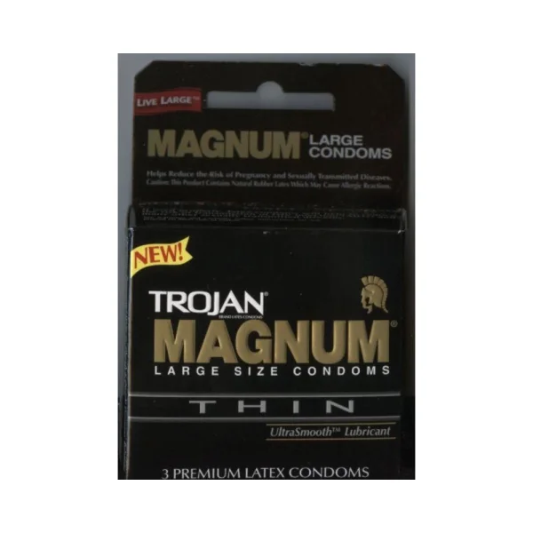 Trojan Magnum Thin Large Size Condoms With Ultrasmooth Lubricant — image 7 of 9