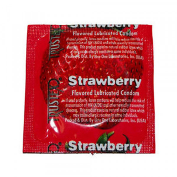 Trustex Flavored Condoms Strawberry 3 Pack — image 2 of 2