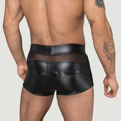 Noir Mens 3D Net Shorts