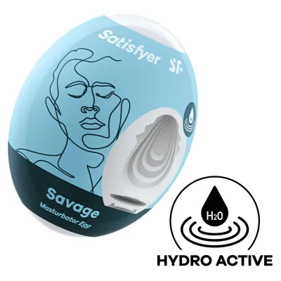 Satisfyer Masturbator Egg Savage Blue