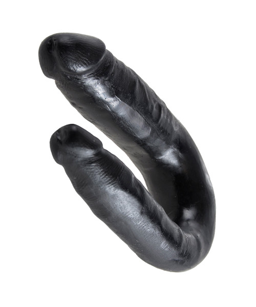 King Cock Small Double Trouble Black