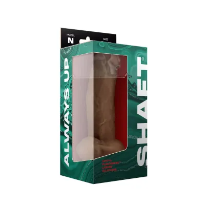 Shaft Model N 8 5 Inch Liquid Silicone Dong With Balls Oak