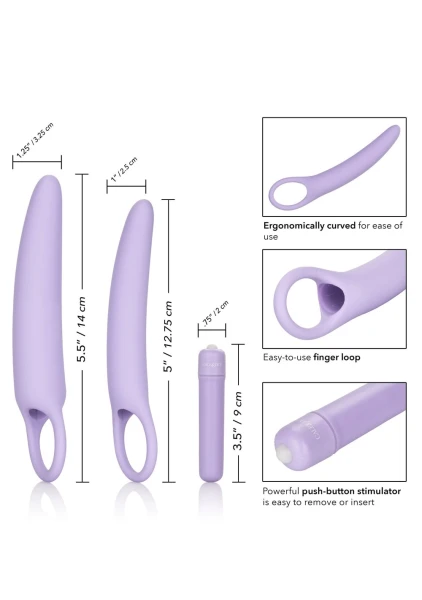 Dr. Laura Berman Isabelle Set Of 2 Vibrating Silicone Dilators