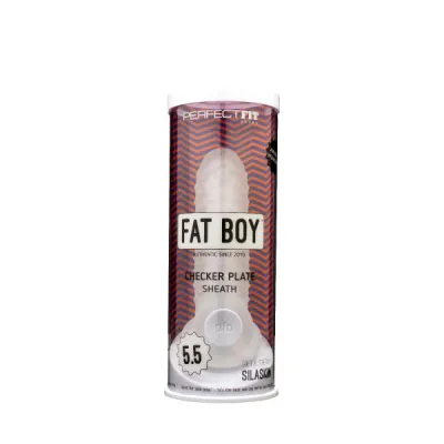 Perfect Fit Fat Boy Checker Box Sheath 5 5in Clear