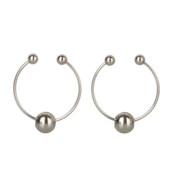 Nipple Rings Silver