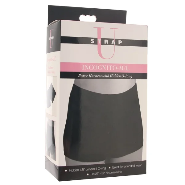Strap U Incognito Boxer Harness with O-Ring