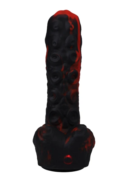Fort Troff Tendrill Thruster Rechargeable Silicone Mini Fuck Machine Dildo With Balls & Remote - Blue
