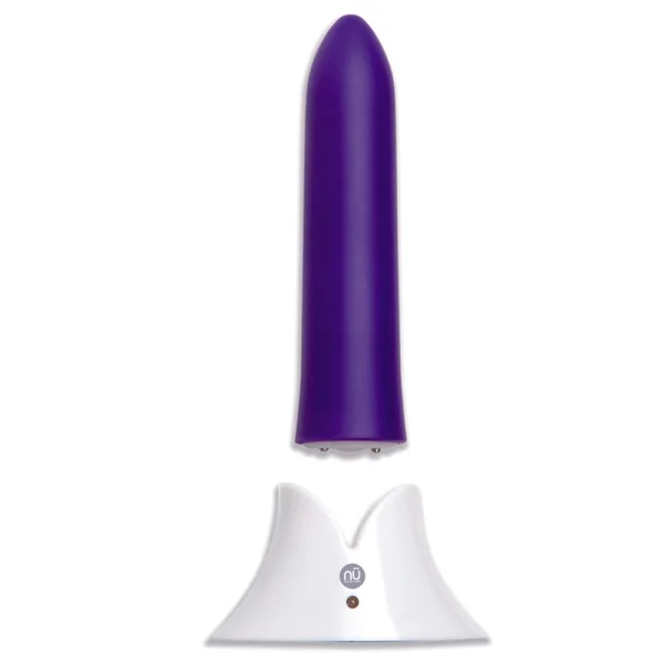 Point 20 Function Rechargeable Silicone Waterproof Bullet Vibrator By Nu Sensuelle - Purple