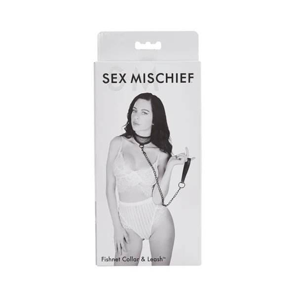 S&m Fishnet Collar And Leash — image 6 of 8