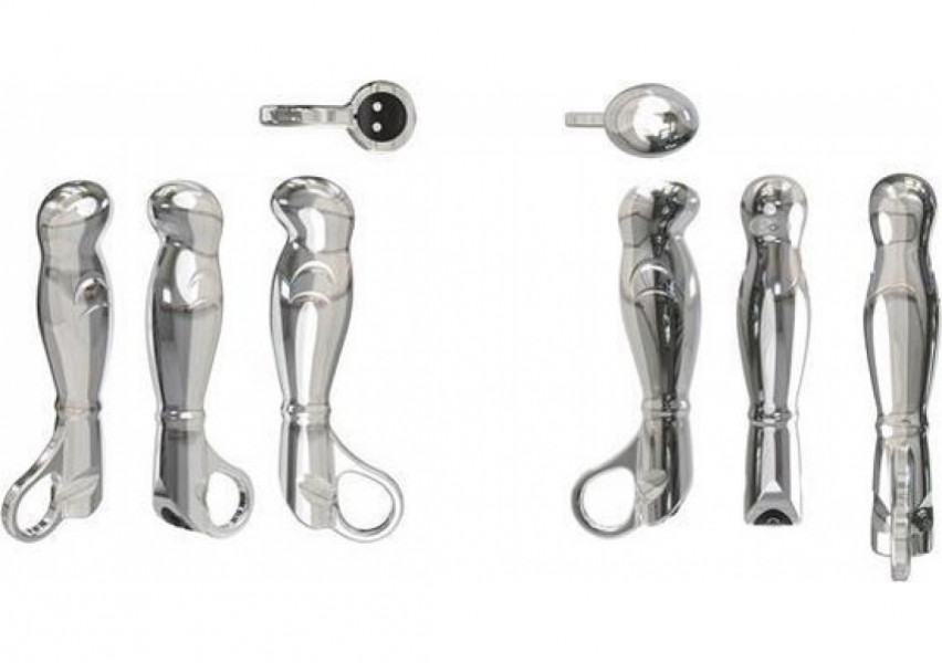 FORTIS Aluminium Vibrating Prostate Massager - Silver - Prostate Massage